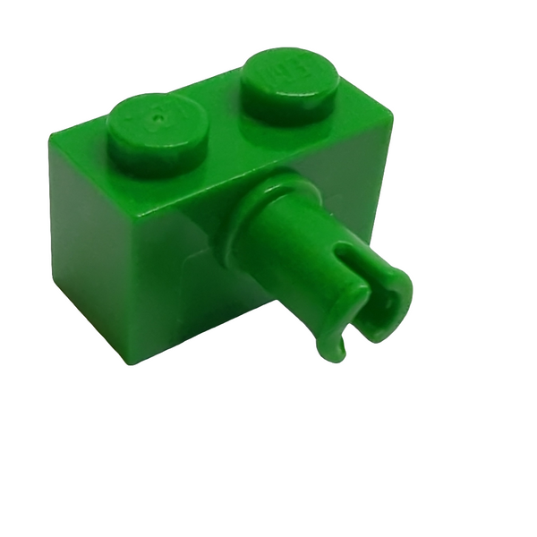 1x2 modifizierter Stein mit Pin grün green