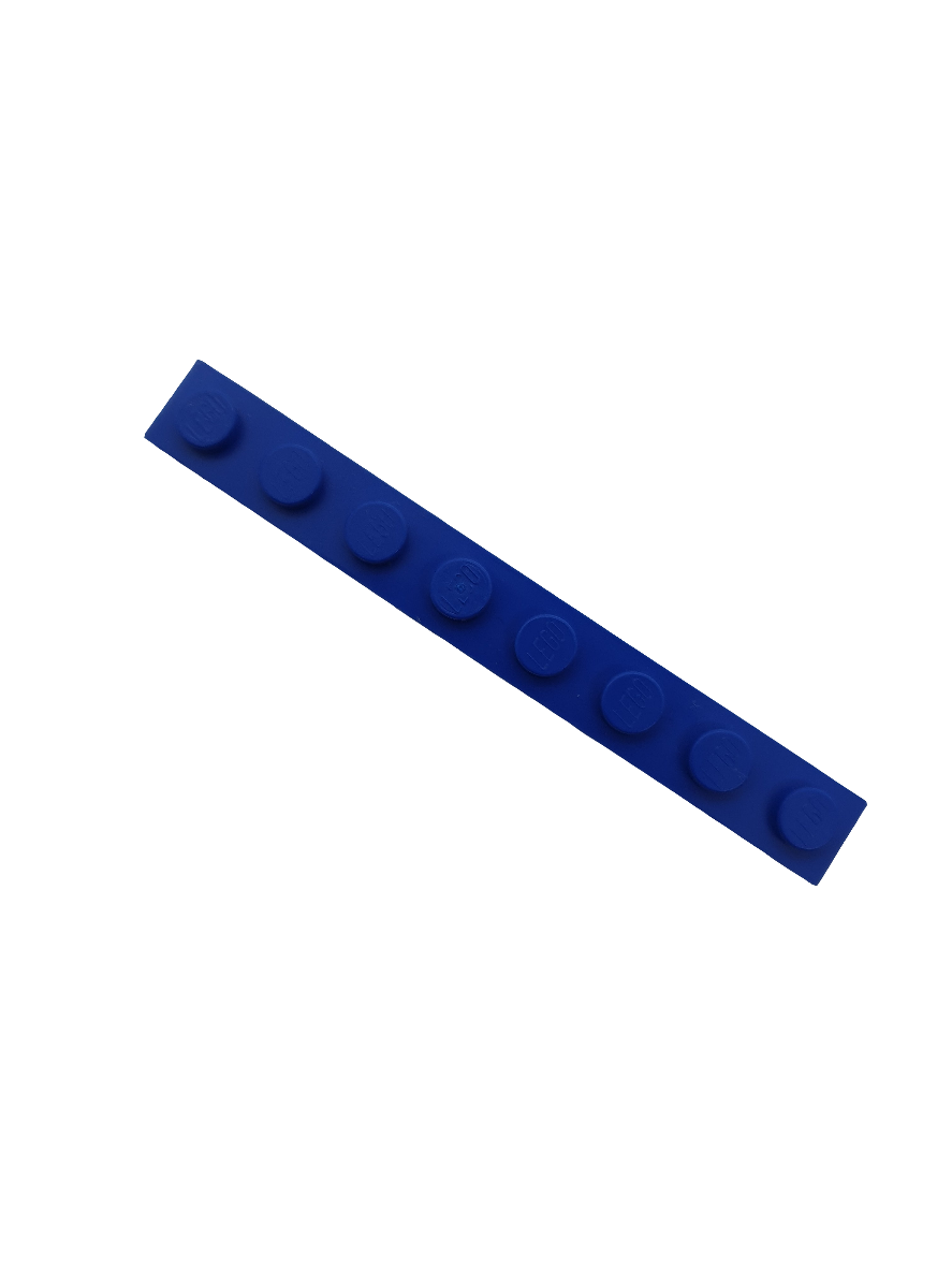 NEU Platte 1 x 8 blau
