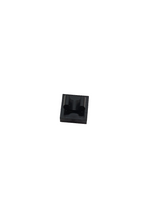 1x1 Fliese modifiziert mit Clip O-Clip schwarz black