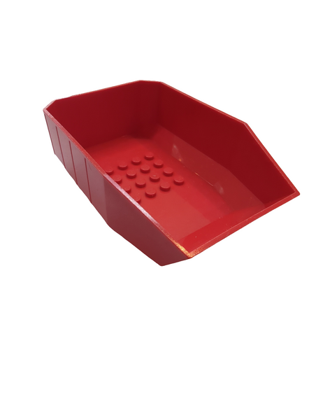 12x8x3 1/3 Container, Kipper, Auflage, Ladefläche rot red