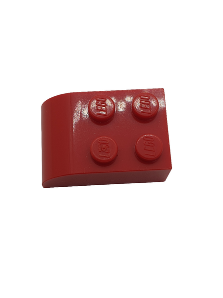 2x3 Stein modifiziert gebogenes Oberteil rot red