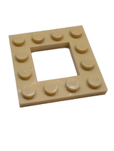 NEU Platte modifiziert 4 x 4 mit 2 x 2 Ausschnitt beige