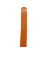 1x1x5 Stein / Pfahl geblockte oder hohle Noppe orange