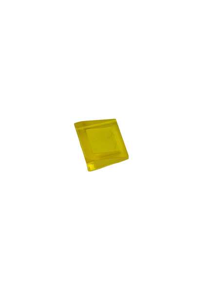 1x1 Dachstein 30° transparent gelb