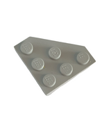 3x3 Eckplatte Flügel althellgrau light gray