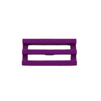 1x2 Gitterfliese Grille mit Nut purpur purple