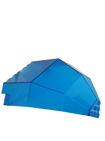 10x10x12 Dome Kuppel Paneel transparent dunkelblau trans dark blue