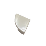 NEU Fliese, Rund 1 x 1 Viertel weiss