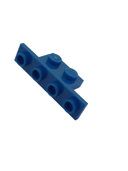 1x2 1x4 Winkelplatte Snot Konverter, nicht abgerundete Ecken, blau