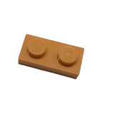 NEU Platte 1 x 2 nougat (hautfarbe)