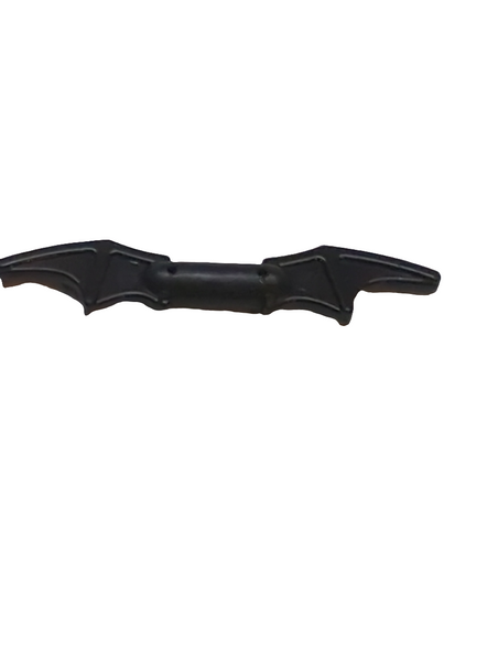 Minifigur, Waffe Batman Batarang (2 Fledermausflügel mit Balken in der Mitte) schwarz black