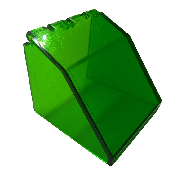 4x4x3 Windschutzscheibe Vordach transparent grün trans green