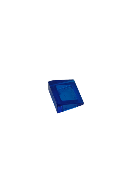 1x1 Dachstein 30° transparent dunkelblau trans dark blue