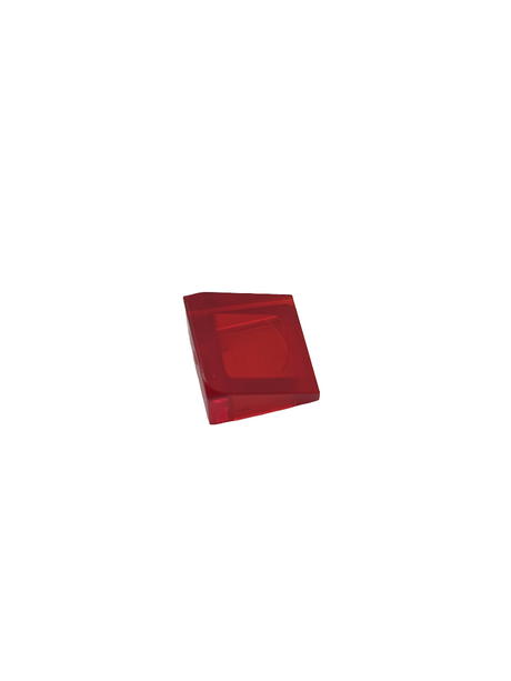 NEU Dachstein Käseecke 30 1 x 1 x 2/3 transparent rot