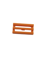 1x2 Gitterfliese Grille mit Nut orange