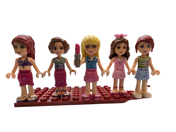 Bunte Tüte mit diesen 5 Minifiguren aus dem Bereich Friends frnd14