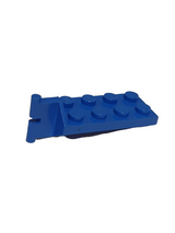 2x4 modifizierte Platte mit Gelenk male männlich blau