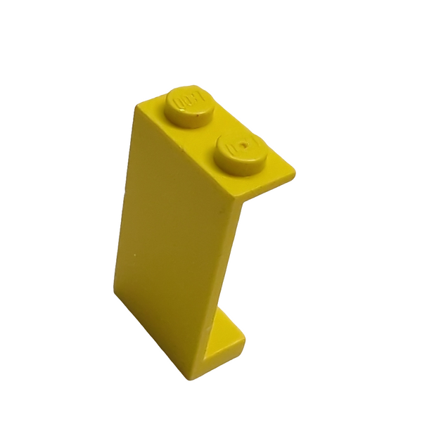 1x2x3 Wandelement / Paneel ohne Seitenstützen geschlossene Noppen gelb yellow