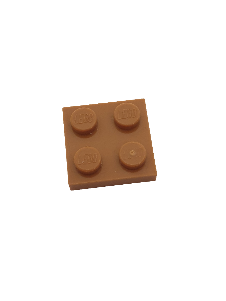 NEU Platte 2 x 2 nougat (medium)