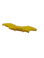 Minifigur, Waffe Batman Batarang (2 Fledermausflügel mit Balken in der Mitte) gelb yellow