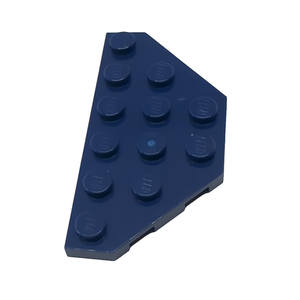 NEU Wedge, Plate 3 x 6 Cut Corners dunkelblau dark blue