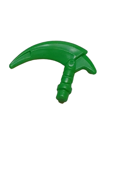 Minifig, Waffe Haken mit Griff medium grün bright green