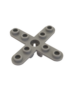 Propeller mit 4 Klingen 5 Durchmesser mit abgerundeten Ecken althellgrau light gray