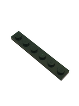 NEU Platte 1 x 6 dunkelgrün