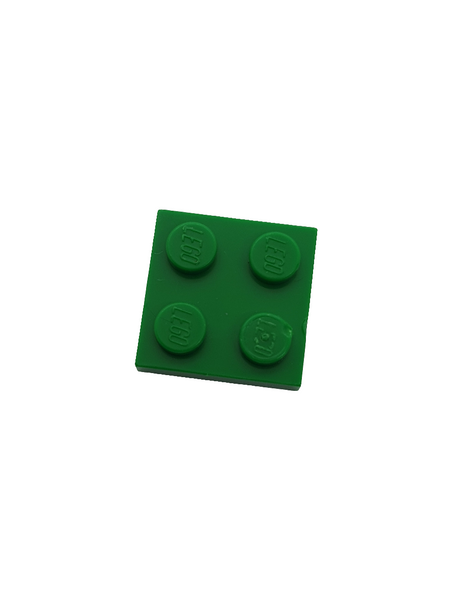 NEU Plate 2 x 2 grün green