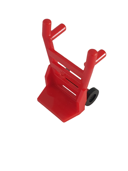 Utensil Minifigur Werkzeug Sackkarre rot red