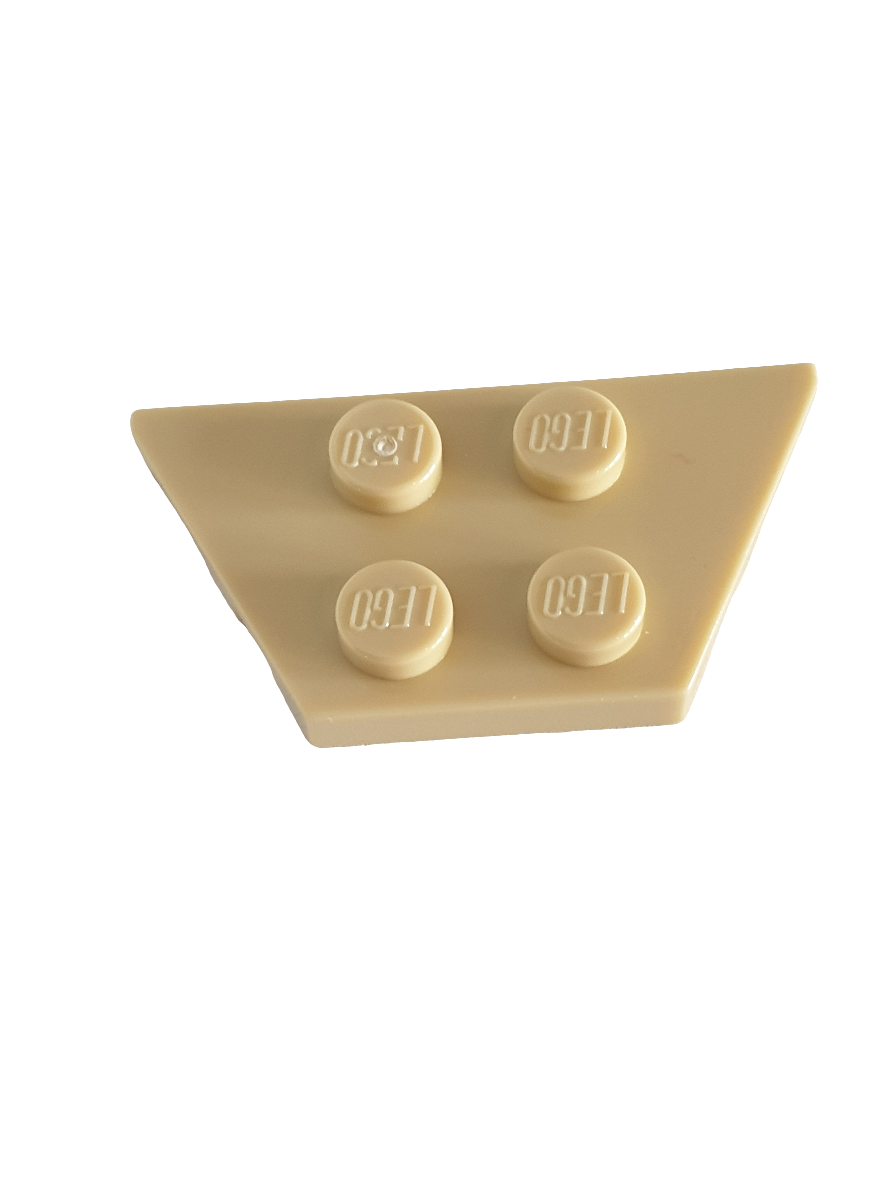 NEU Flügelplatte Plate 2 x 4 beige