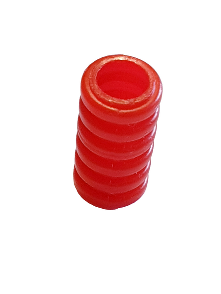 Schlauch geriffelt 2L mit 7mm Durchm. rot