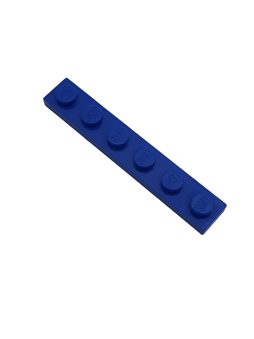 NEU Platte 1 x 6 blau