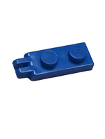 1x2 Scharnierplatte 2 Finger geschlossene Noppen blau