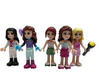 Bunte Tüte mit diesen 5 Minifiguren aus dem Bereich Friends frnd20