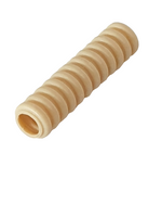 Schlauch geriffelt 4L mit 7mm Durchm. 3,2cm, beige tan