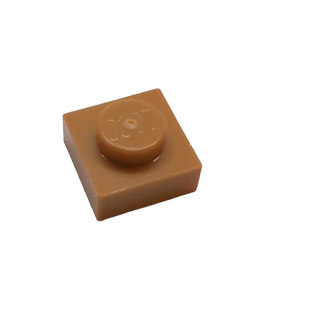 NEU Platte 1 x 1 nougat (medium)