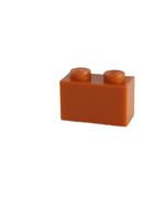 NEU Stein 1 x 2 dunkelorange