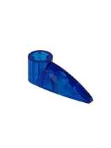 1x3 Bionicle Keil Zahn mit Achsenloch transparent dunkelblau trans dark blue trans-dark blue