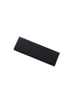 1x3 Fliese schwarz black