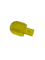 Lichtabdeckung Leuchte Rund mit Stab / Bionicle Barraki Auge transparent gelb trans yellow