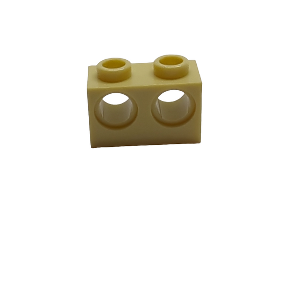 NEU Technic, Brick 1x2 with Holes beige tan