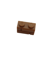 1x2 Mauerstein mit Profil nougat medium nougat