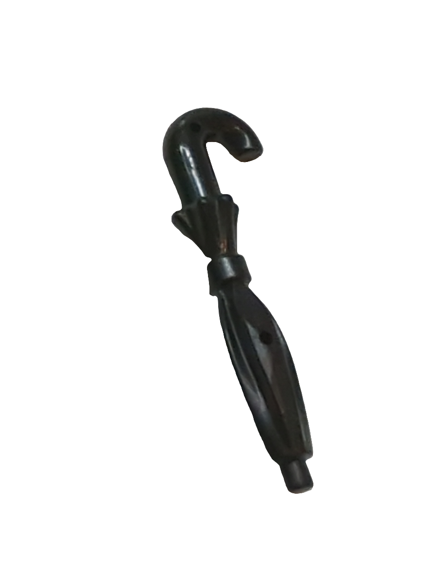 NEU Minifigur, Utensilien-Regenschirm gefaltet schwarz