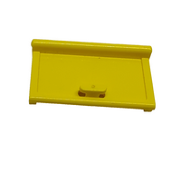 1x2x3 Containertür gelb yellow