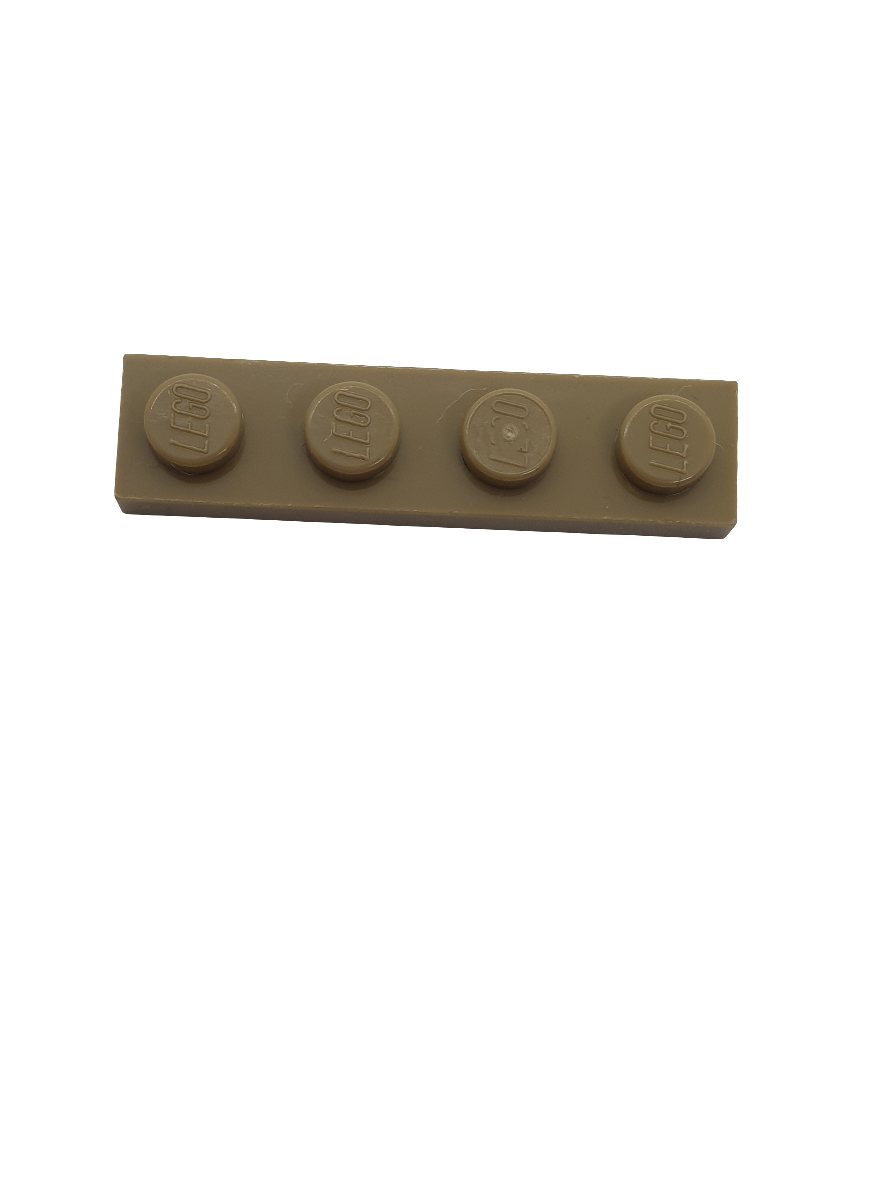 NEU Platte 1 x 4 dunkelbeige