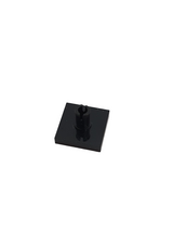 NEU Fliese, Modifiziert 2 x 2 mit Pin schwarz