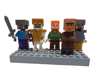 Bunte Tüte mit diesen 5 Minifiguren aus dem Bereich Minecraft min04