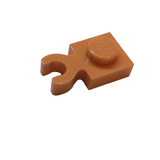 NEU Plate, Modified 1 x 1 with Open O Clip Thick &#40;Vertical Grip&#41; nougat (hautfarbe) nougat