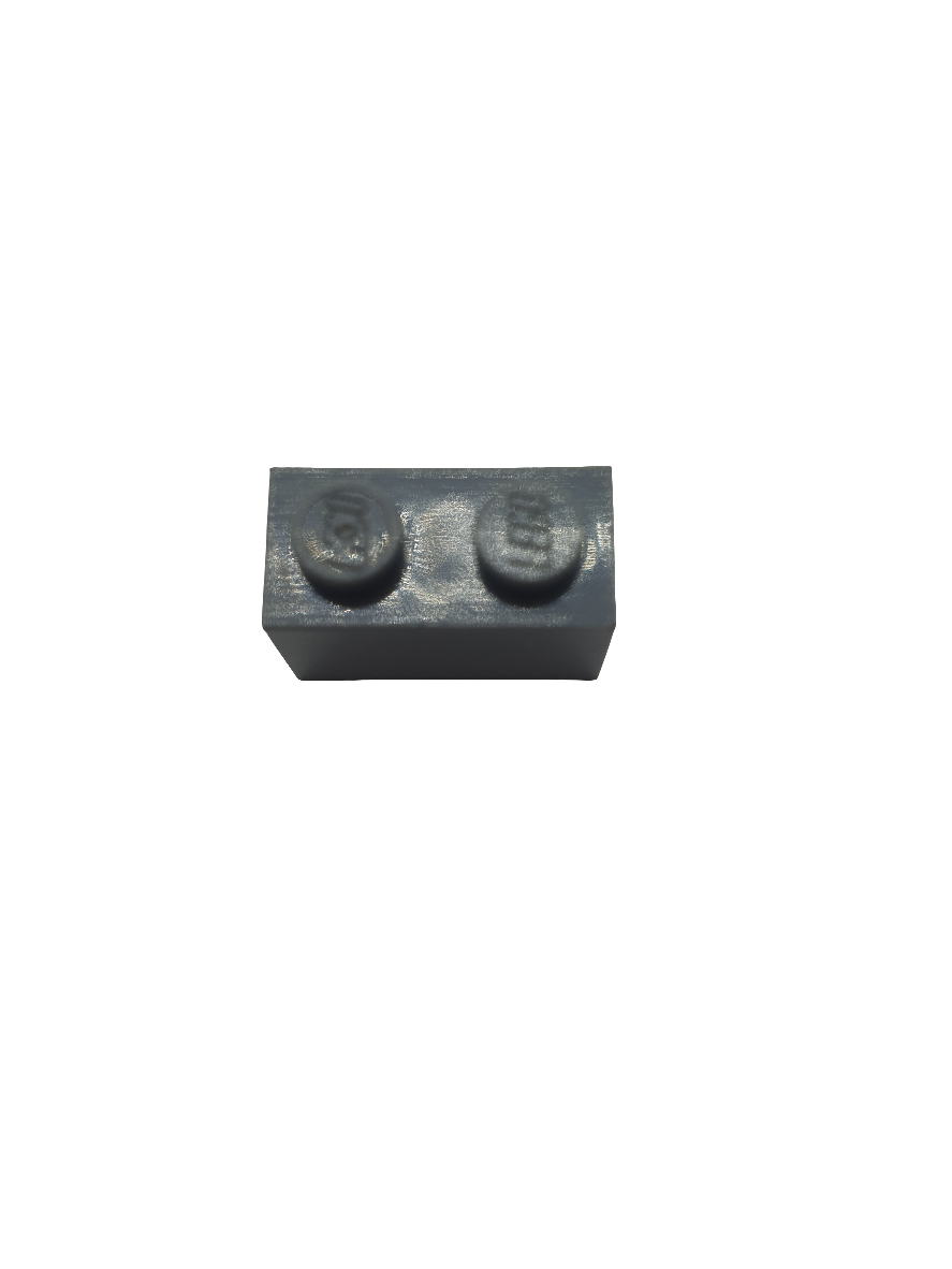NEU Stein 1 x 2 neudunkelgrau